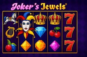 Tela inicial do jogo Joker’s Jewel no app KK123